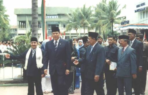 Presiden Susilo Bambang Yudhoyono bersama Pimpinan Gontor